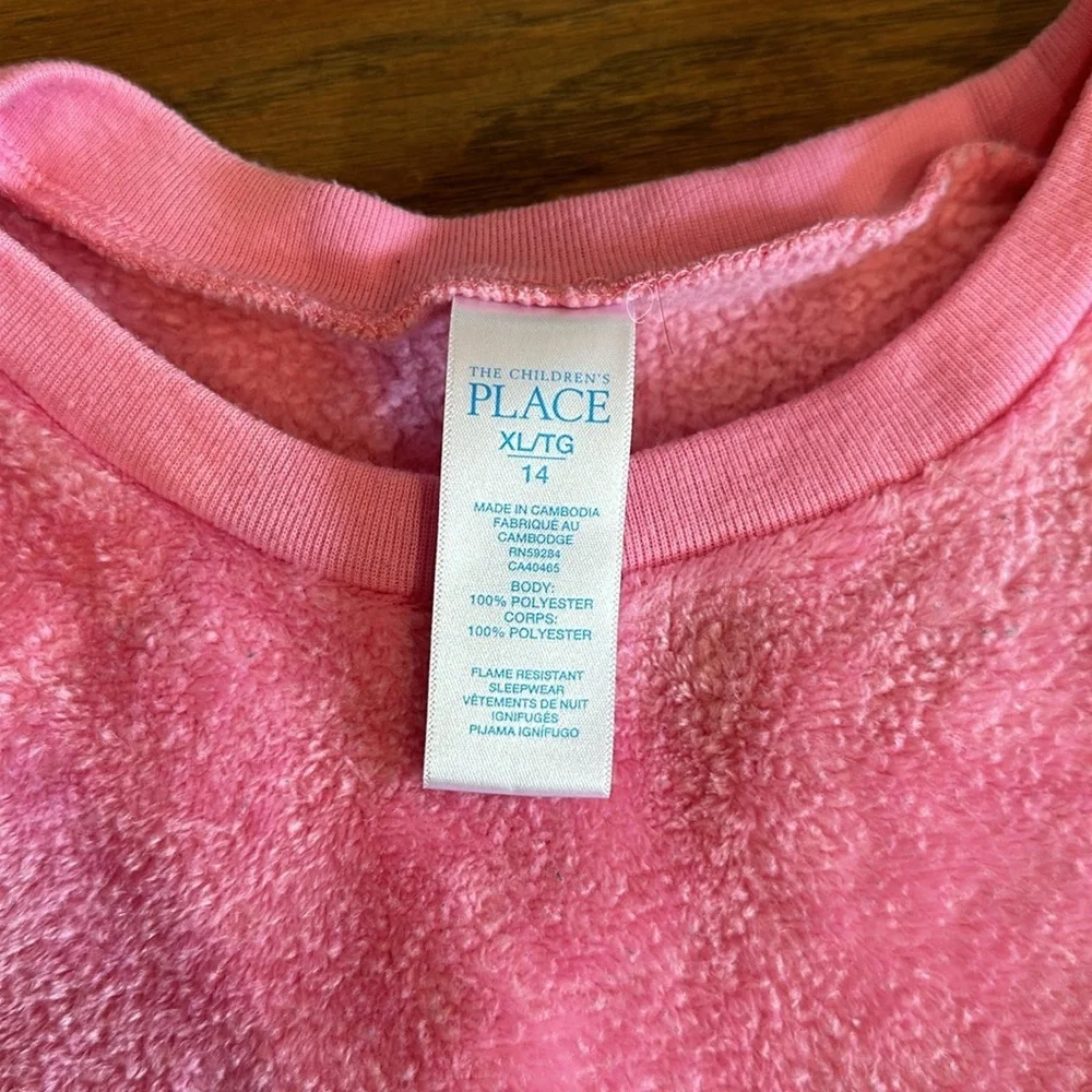 The Children’s Place Girl’s Pink Crewneck - Size 14